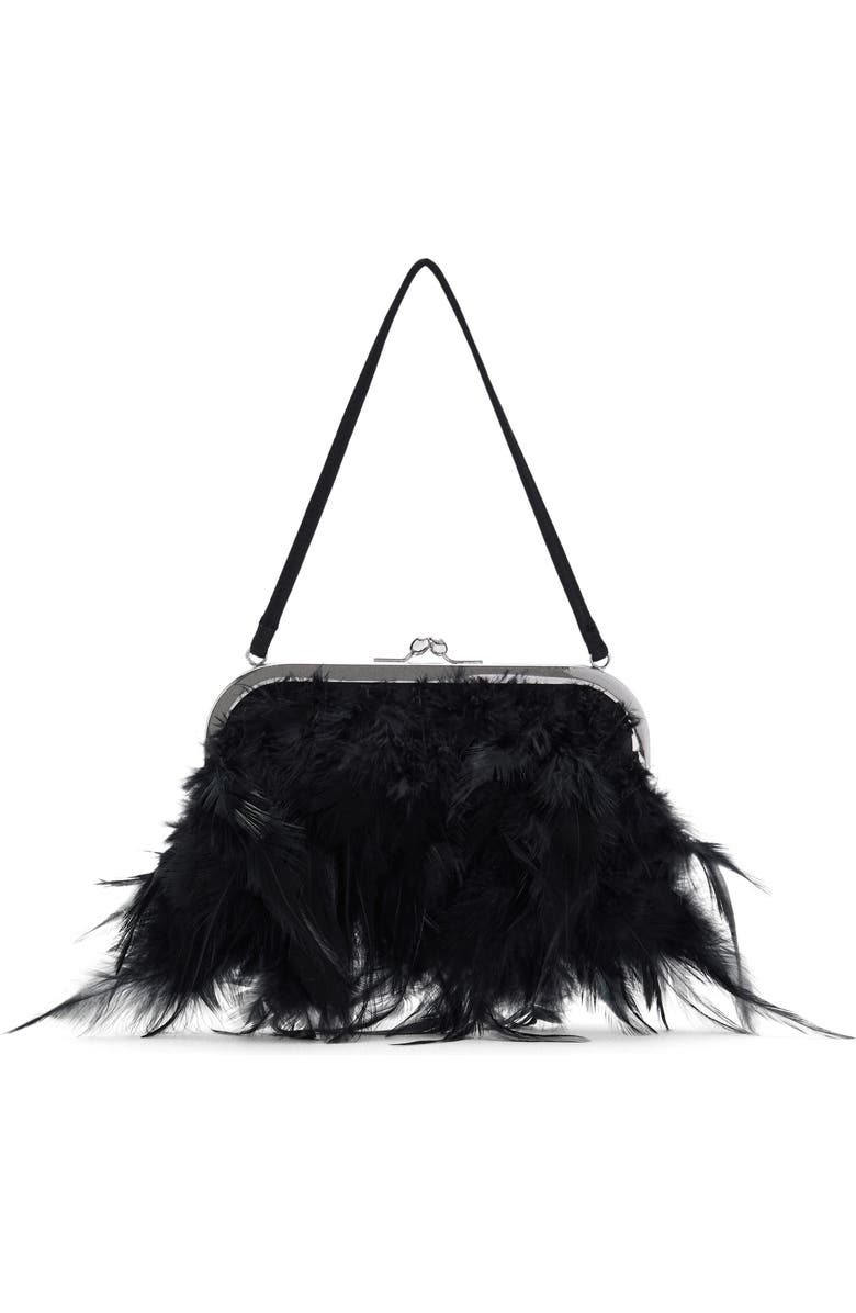 MANGO Feather Frame Handbag, Main, color,