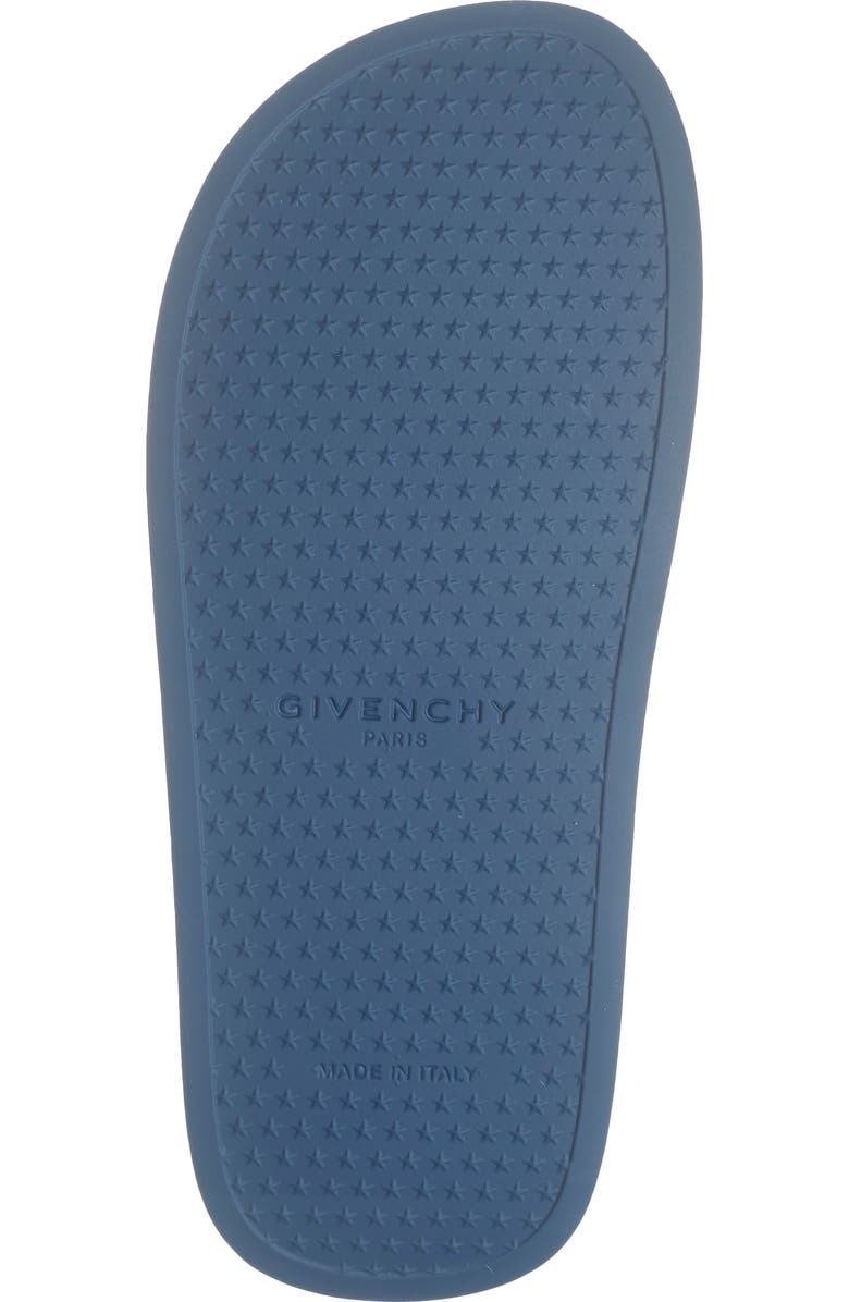 Givenchy Logo Slide Sandal, Alternate, color, Blue