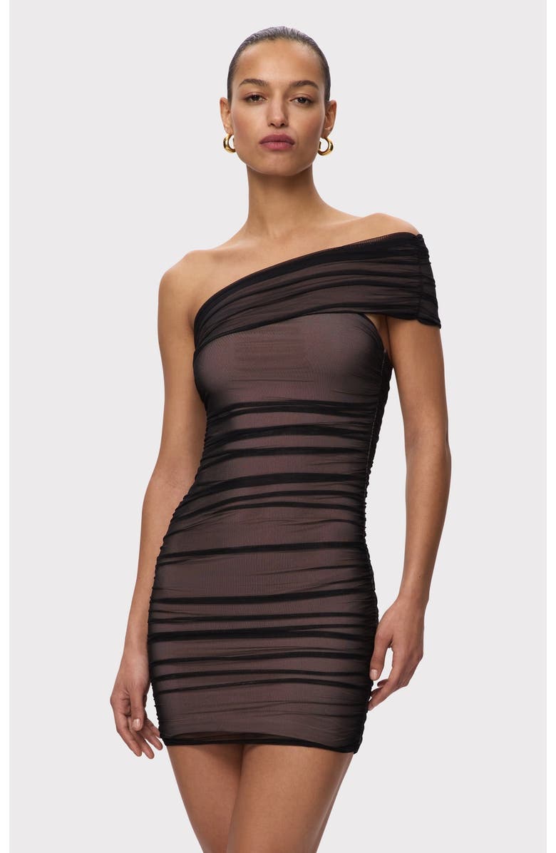 Herve Leger The Oralie Dress, Main, color, Black