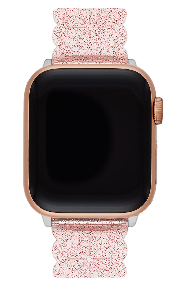 Kate Spade New York glitter 20mm Apple Watch<sup>®</sup> watchband, Alternate, color, 