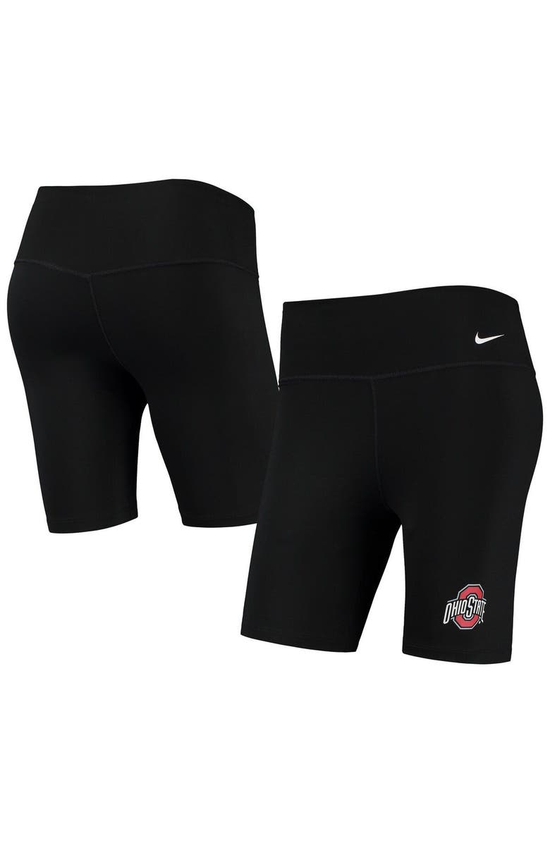 Nike Women's Nike Black Ohio State Buckeyes Biker Performance Shorts, Main, color,