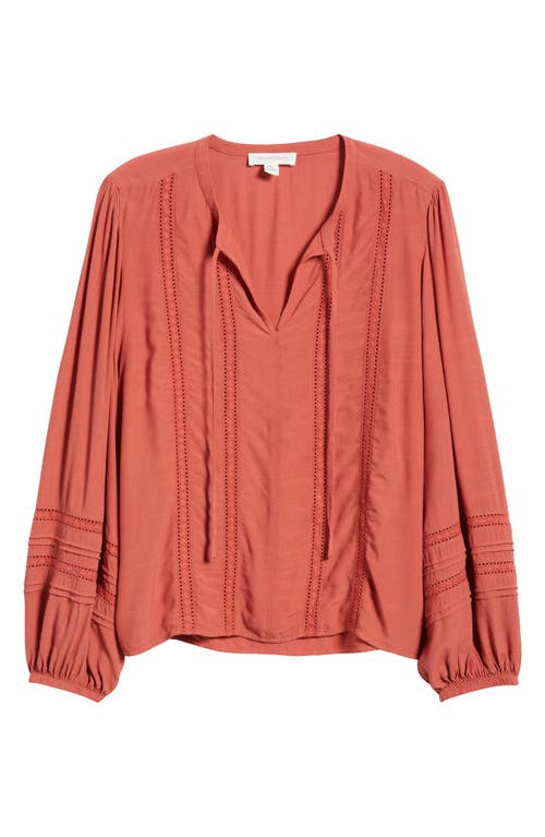 Treasure & Bond Lace Inset Pullover Top
