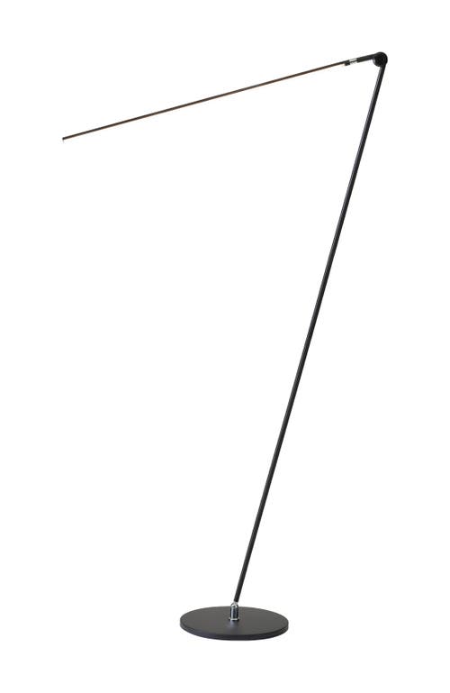 Brightech Libra 54.5" 3-Way Dimming LED Floor Lamp with Adjustable Rotating Base in Classic Black 