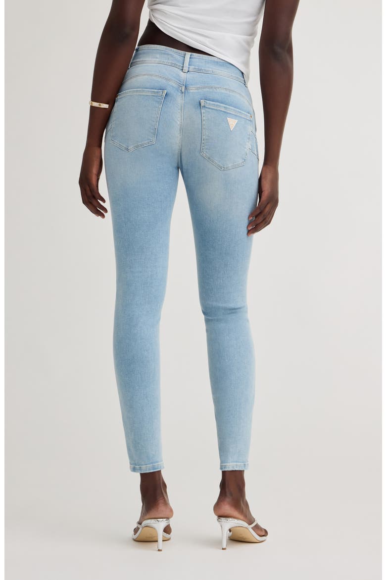 Shape Up High Waist Ankle Skinny Jeans, Alternate, color, RWAT-OPEN