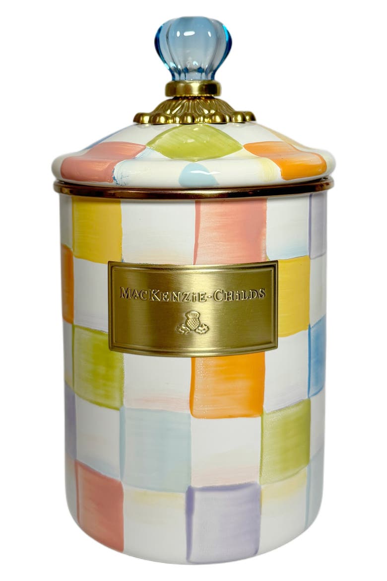 Confetti Check Canister, Alternate, color, MULTI