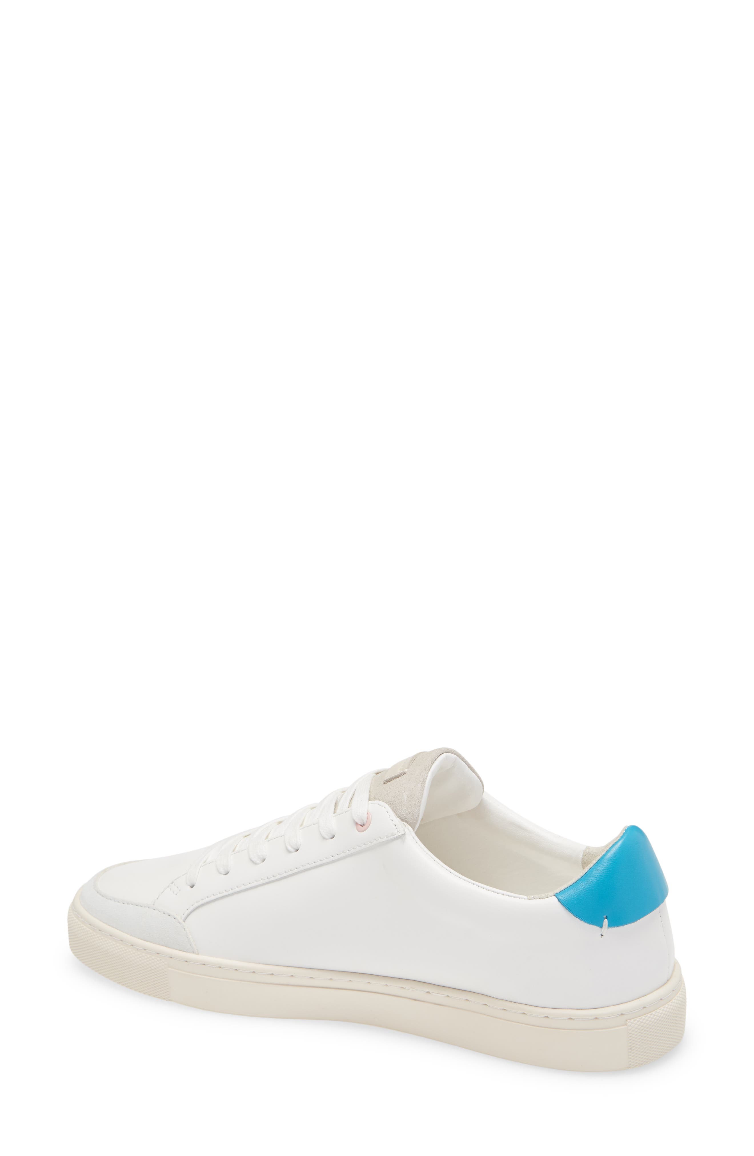 Kurt Geiger London Lane Sneaker, Alternate, color, White/ Blue