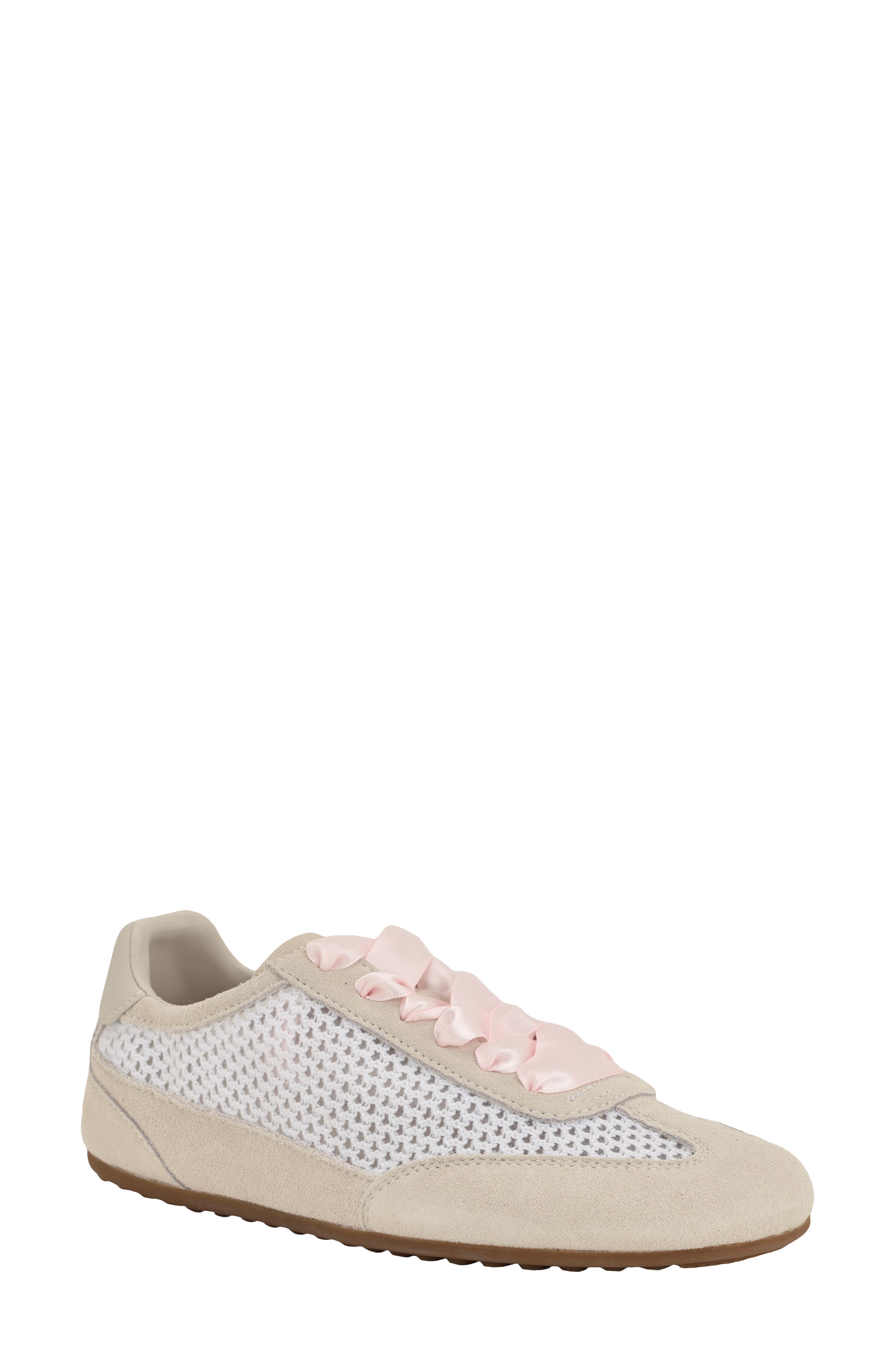 GUESS Releve Mesh Sneaker, Main, color, White