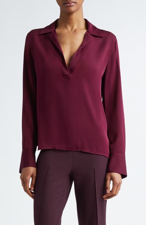 Silk Blend Polo Shirt