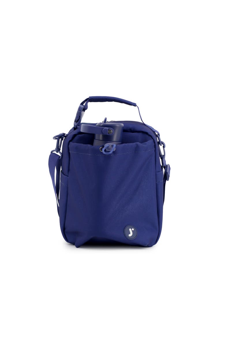 Cole Insulated Lunch Bag with Adjustable Strap, Main, color, Navy