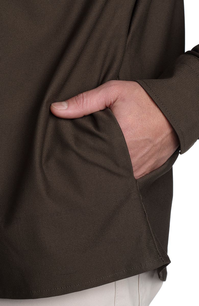 STUDIO GARNET LOS ANGELES 4-Way Stretch Performance Overshirt, Alternate, color,