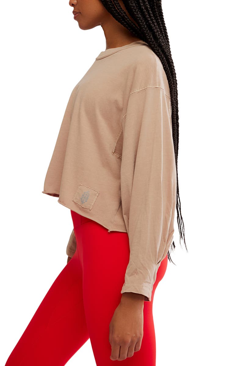 Free People FP Movement Inspire Pullover, Alternate, color, Sandy