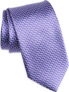 David Donahue Neat Silk Tie