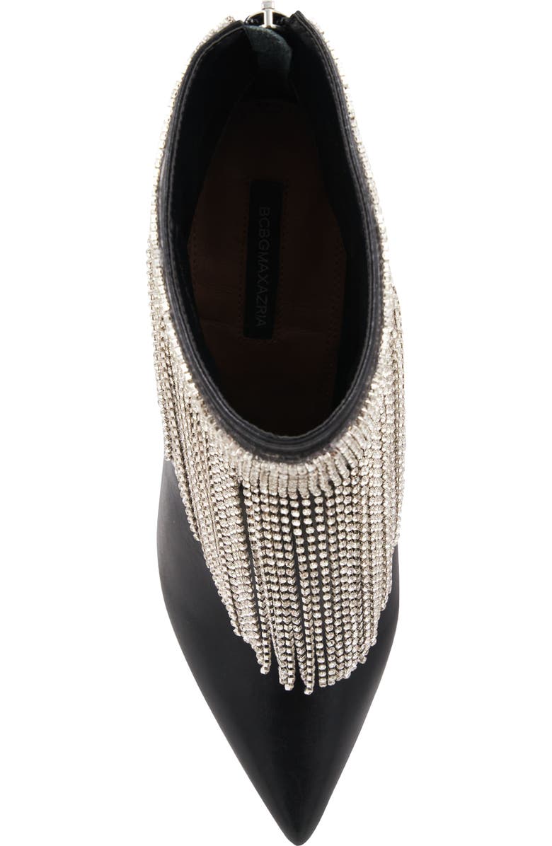 BCBGMAXAZRIA Tandi Fringe Pointed Toe Bootie, Alternate, color,