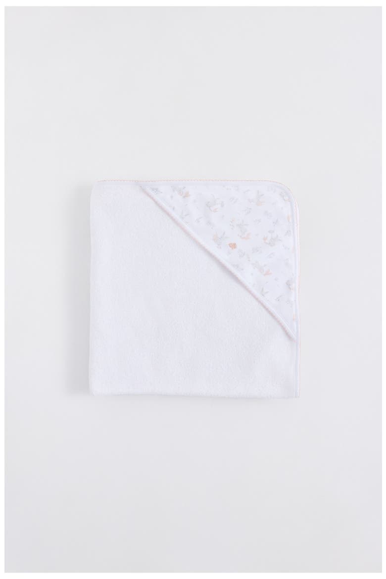 Small Bunny Towel Textured, Main, color, White