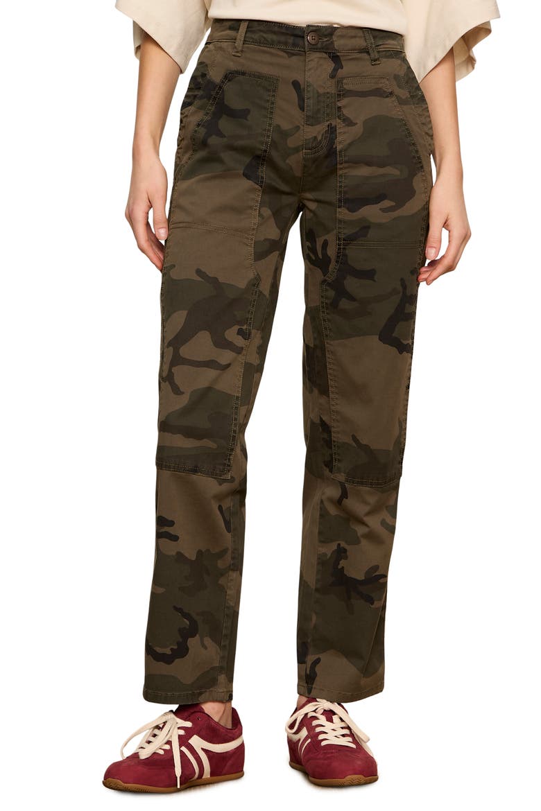 Sol Camo Pants, Main, color, HIKER CAMO GREEN