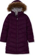 Lands' End Girls Fleece Lined Printed Parka