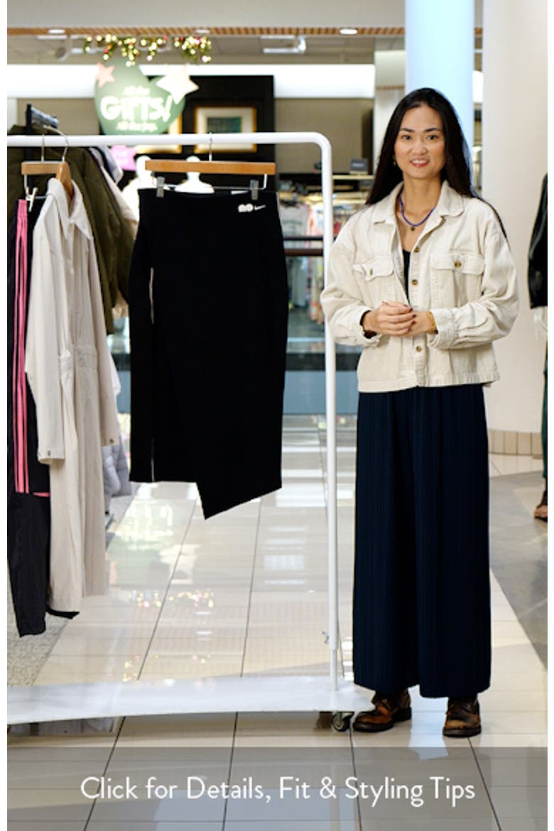 Sportswear High Waist Rib Midi Skirt video