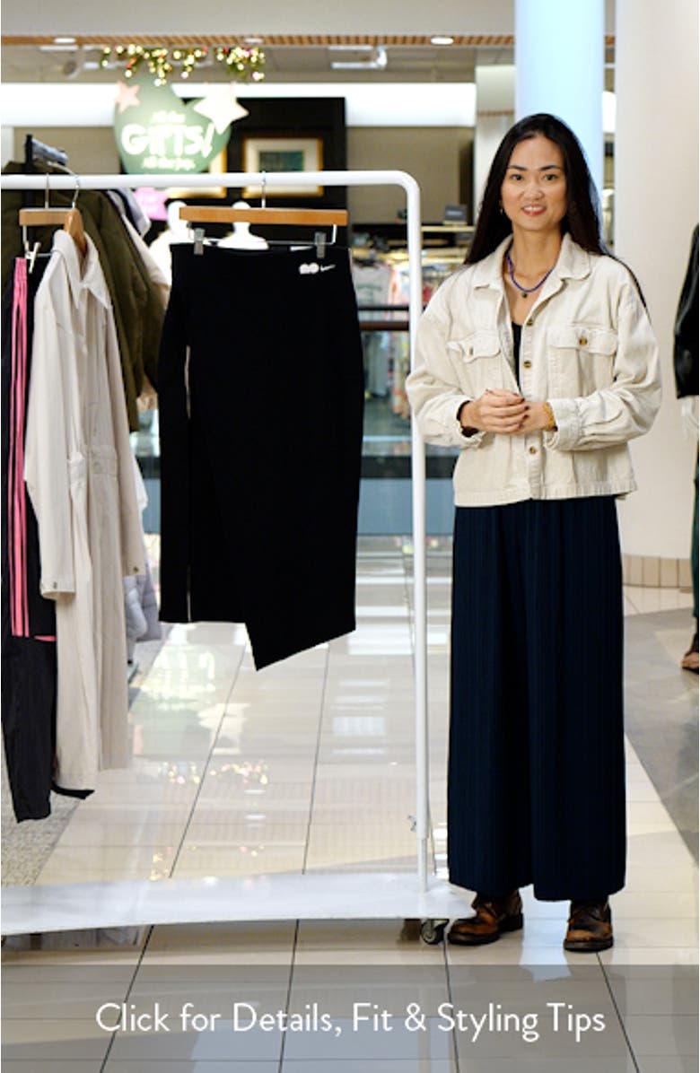 Sportswear High Waist Rib Midi Skirt, sales video thumbnail