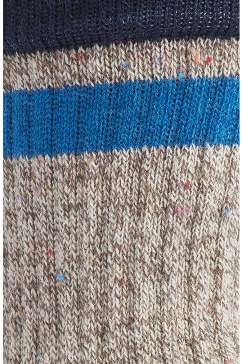 Everyday Cozy Larimer Wool Blend Crew Socks, Alternate, color, TAUPE-NATURAL MARL