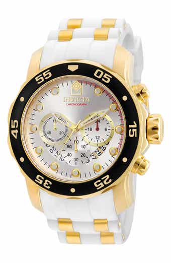 Pro Diver Chronograph Silicone Strap Watch, 48mm