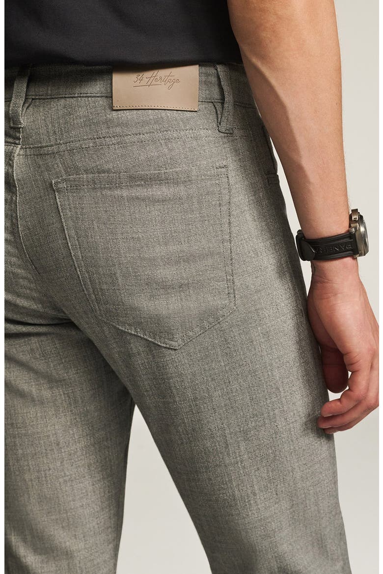Courage Straight Leg Five Pocket Pants, Alternate, color, GREY CROSS TWILL