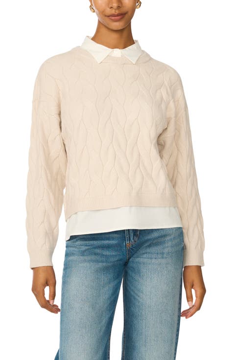 Cable Twofer Sweater