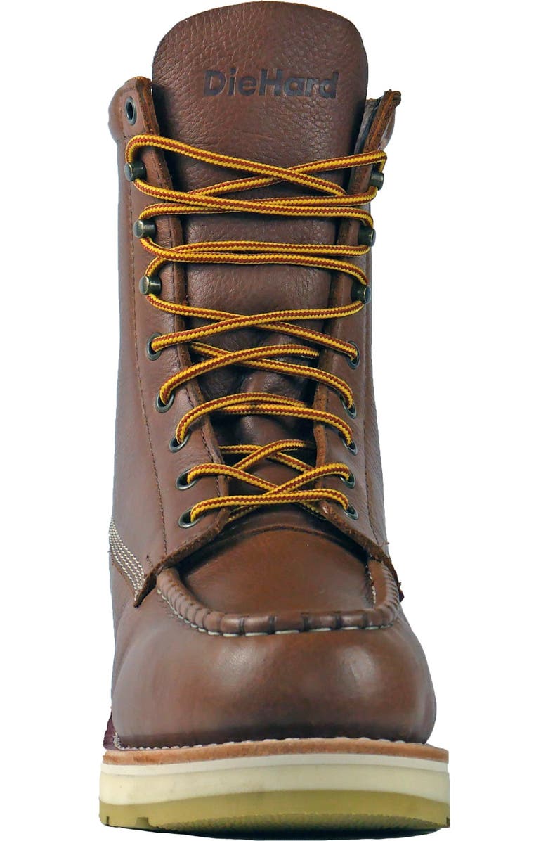 DieHard Malibu 8 Inch Soft Toe Work Boot, Alternate, color, Brown