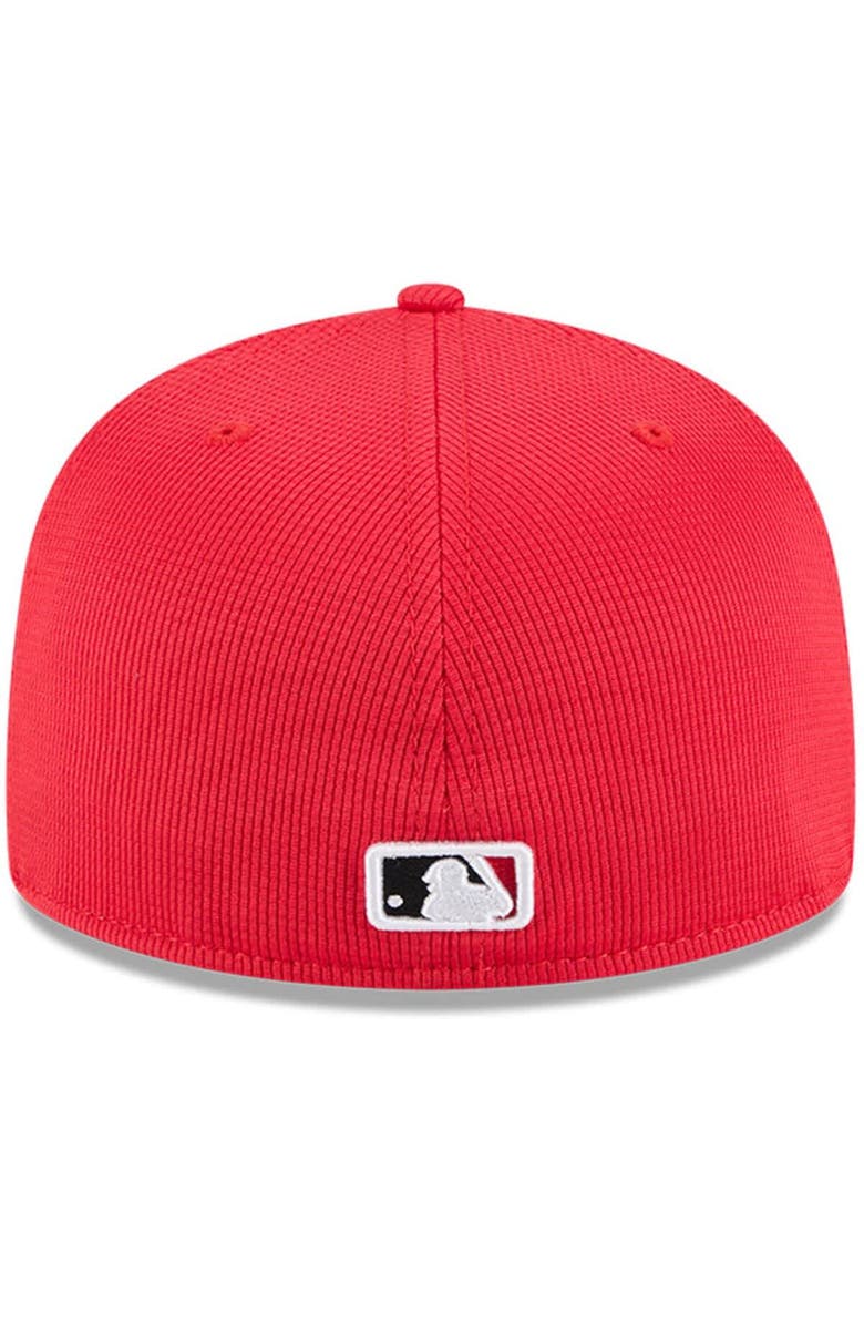 New Era Men's New Era Red Cincinnati Reds City Connect Batting Practice 59FIFTY Fitted Hat, Alternate, color, Red