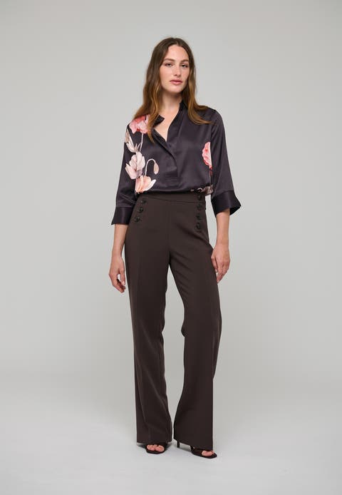Danittadea Silk Floral Blouse