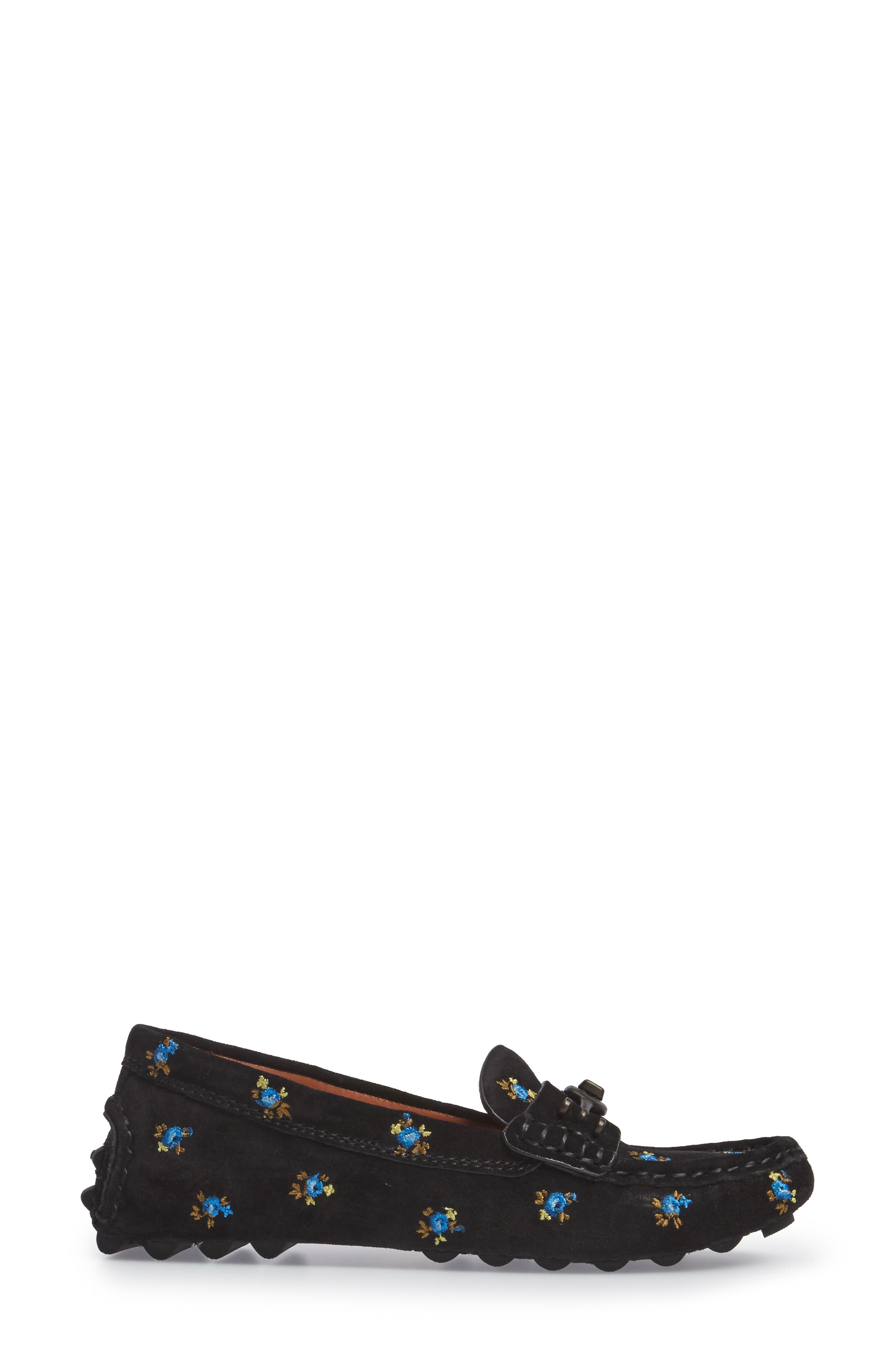 Crosby Driver Loafer, Alternate, color, BLACK SUEDE