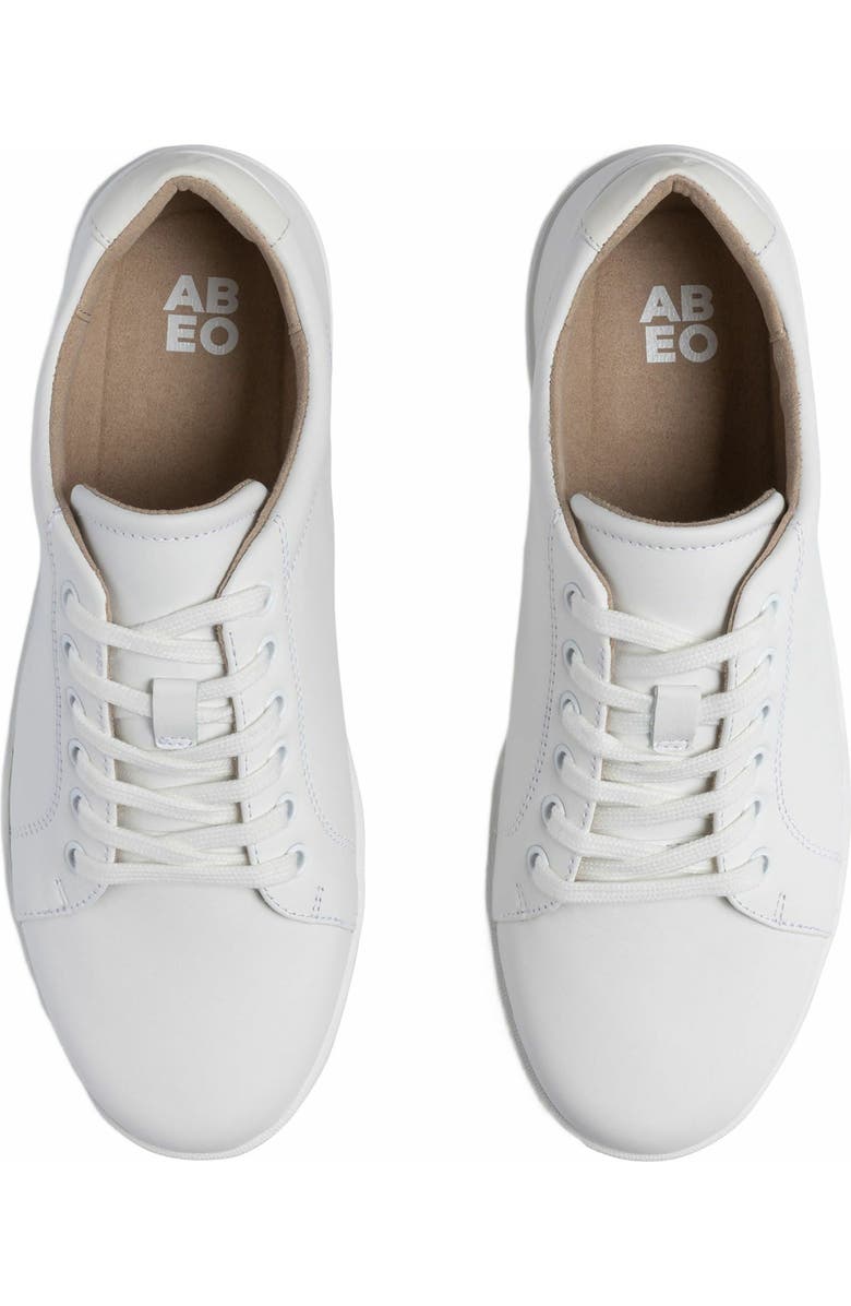 ABEO Encore Sneaker, Alternate, color, White Leather - Regular