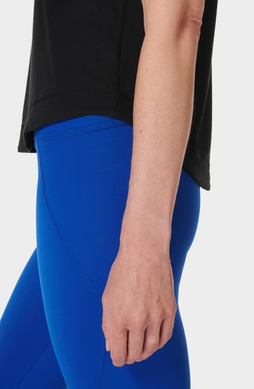 Sweaty Betty Breathe Easy Run T-shirt In Black