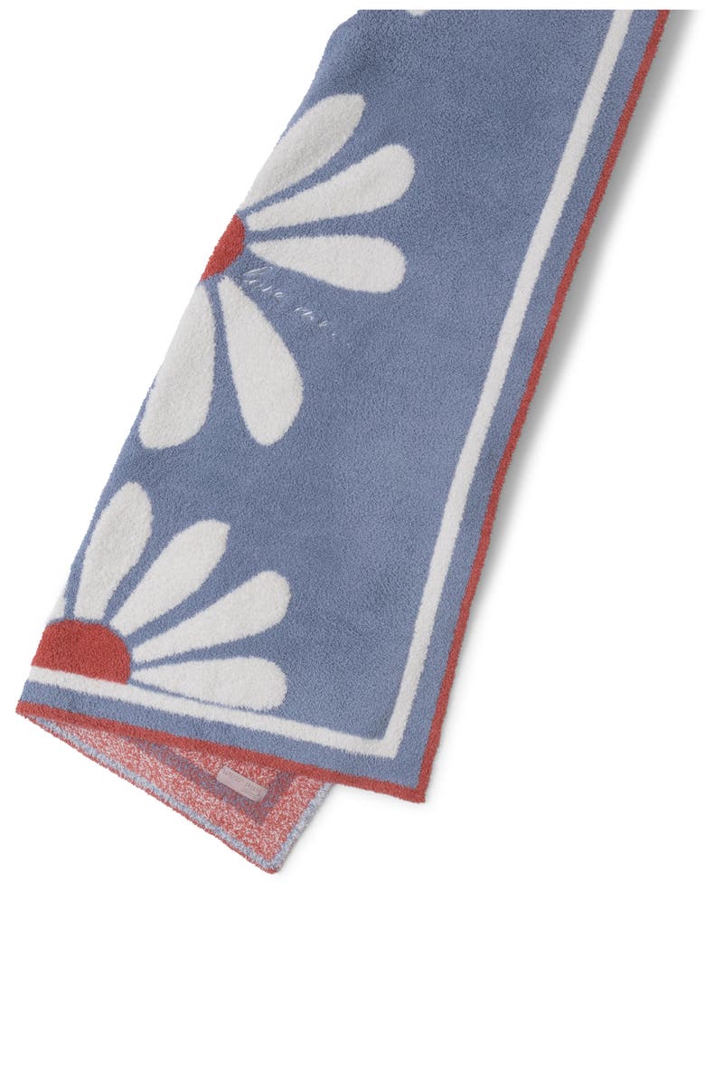 Barefoot Dreams<sup>®</sup> Daisy Jacquard CozyChic<sup>®</sup> Stroller Blanket, Alternate, color, Ocean Air Multi