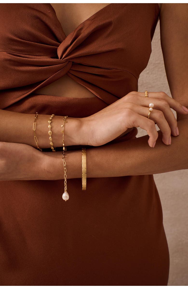 Murkani Soul Protector Bracelet, Alternate, color, Yellow Gold