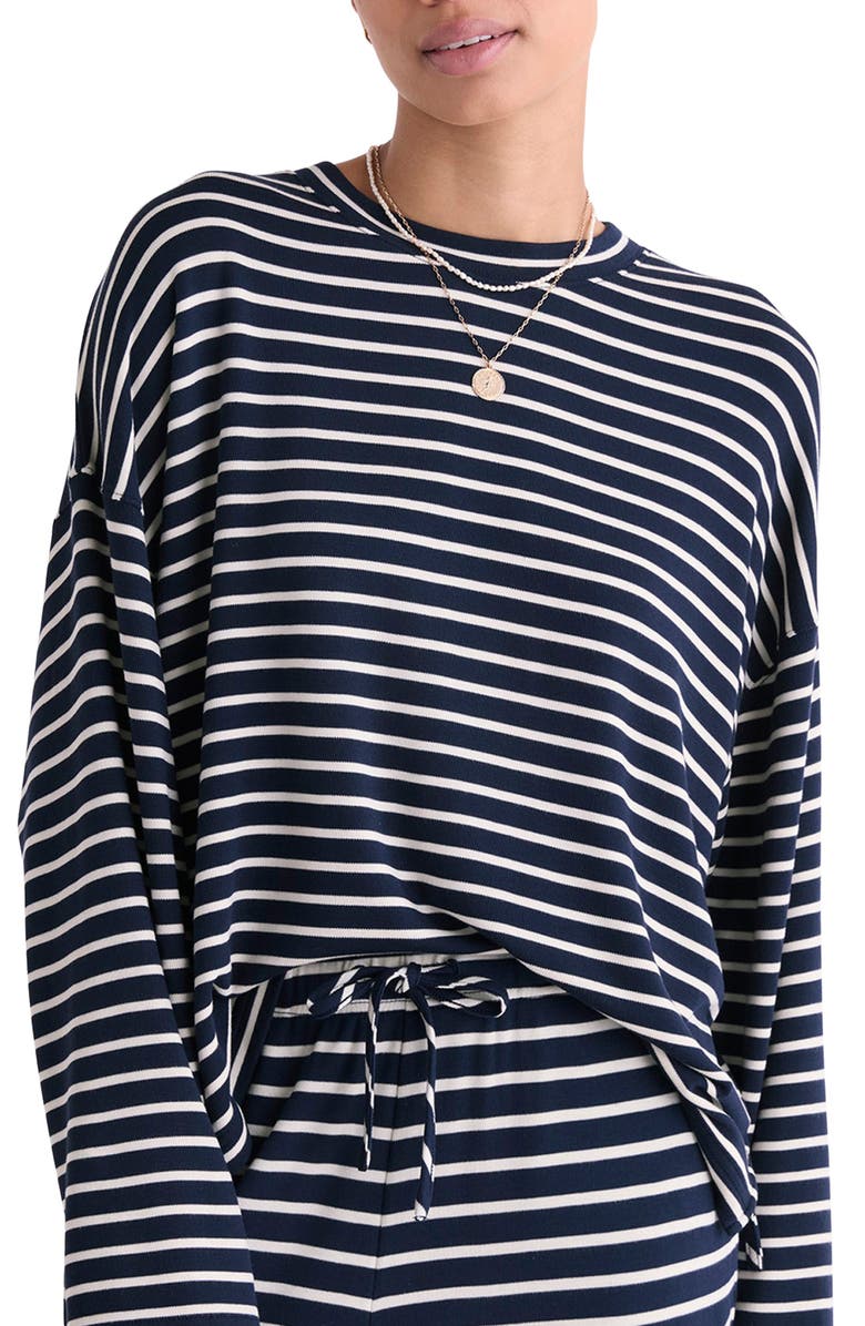 vineyard vines Stripe Dreamcloth Top, Main, color, Stripe Nautical Navy