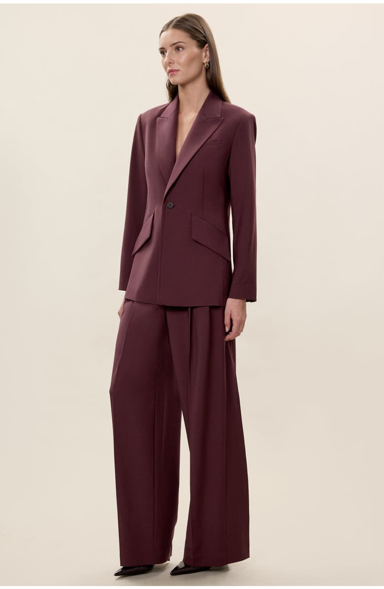 Rebecca Taylor Stevie Blazer, Alternate, color, Plum