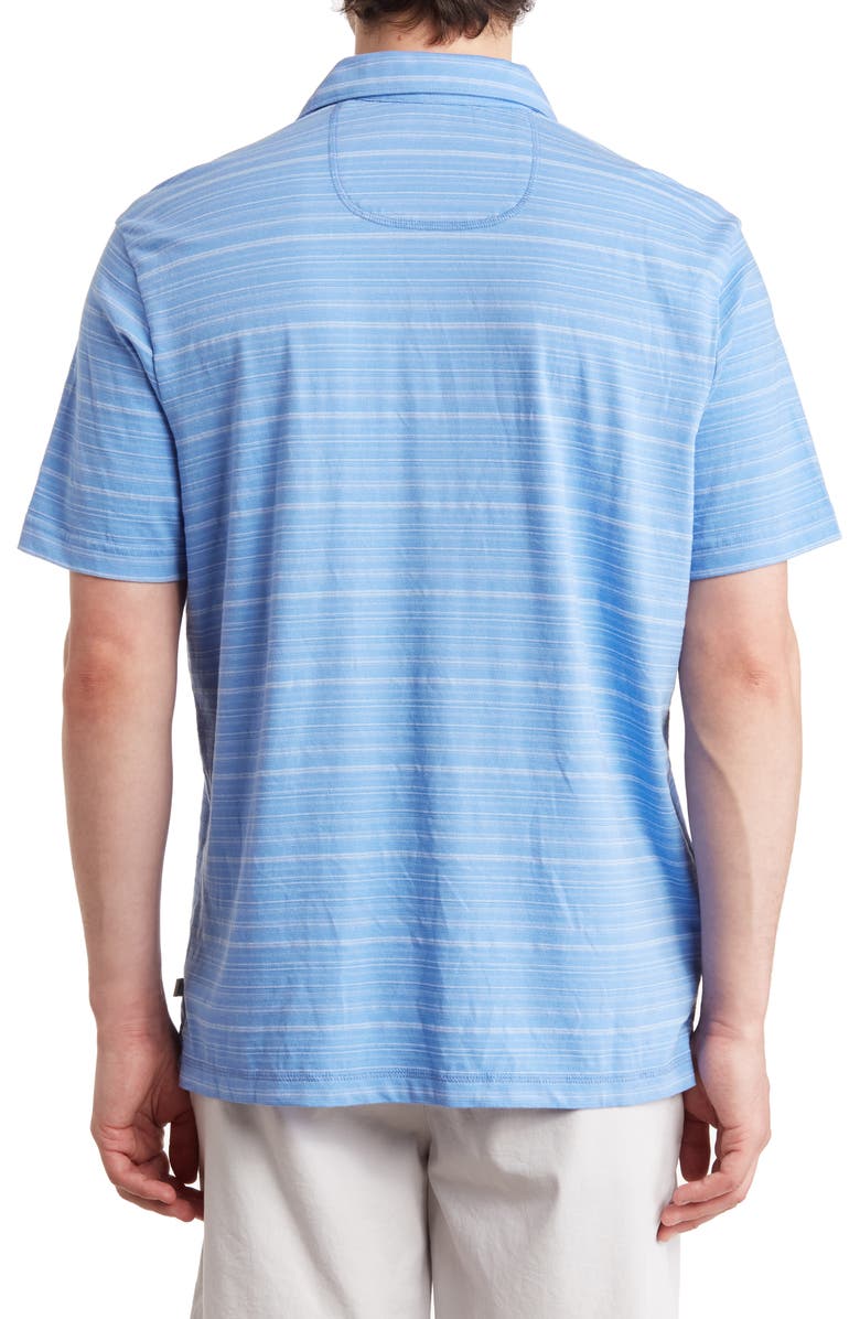 Tommy Bahama Sand Cay Stripe Polo, Alternate, color, New Blue Opal