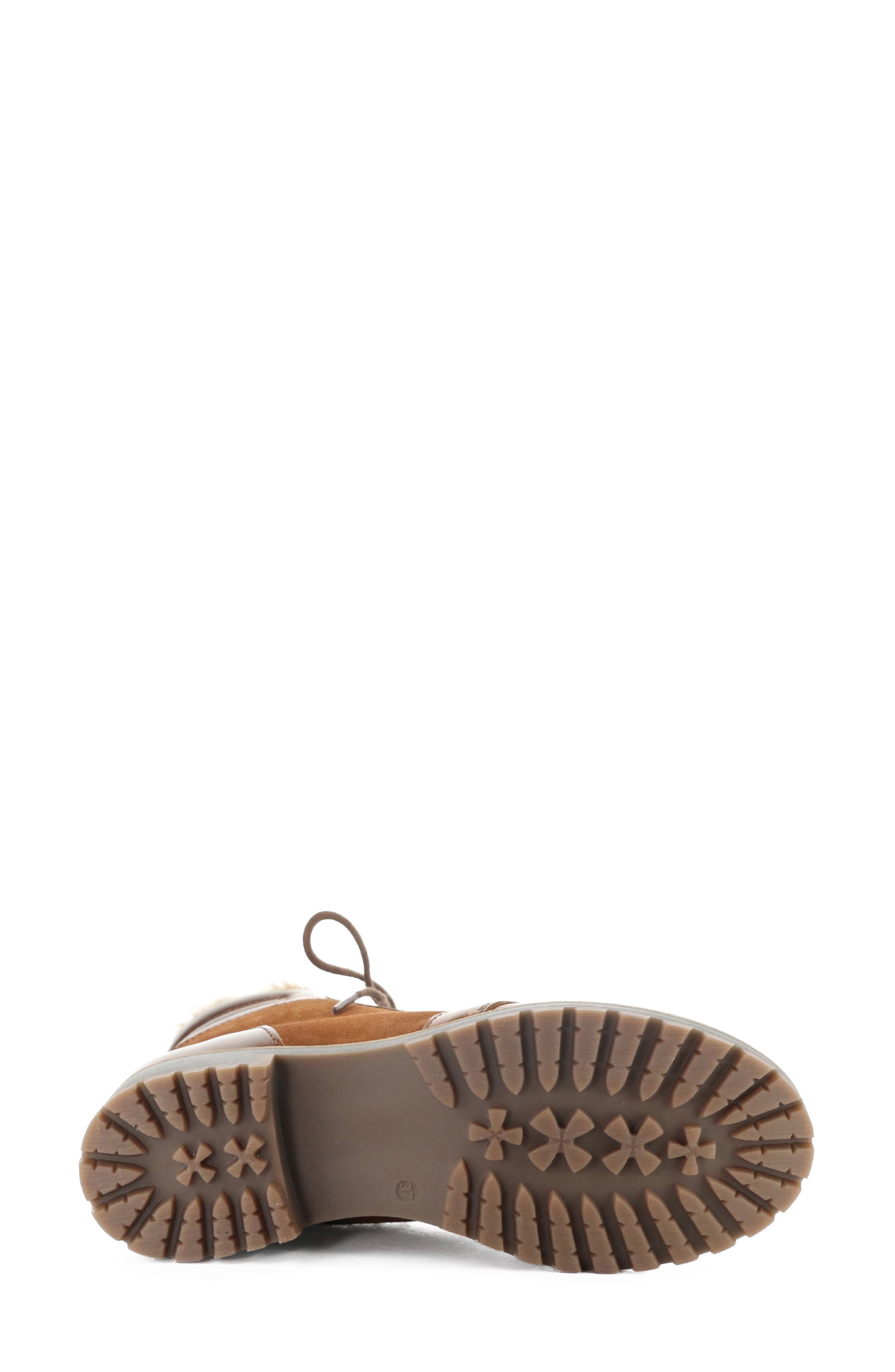 Chill Waterproof Leather Bootie, Alternate, color, COGNAC/ SCOTCH