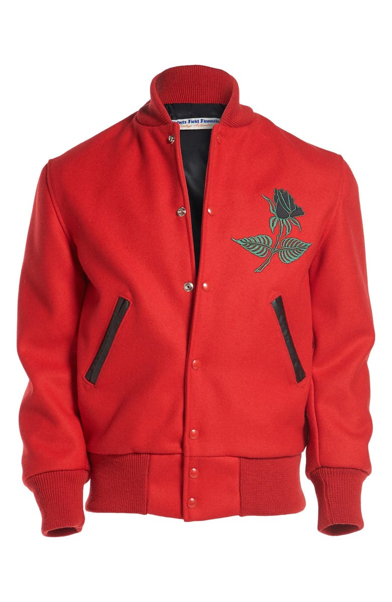 Ebbets Field 'Black Rose' Jacket, Alternate, color, 