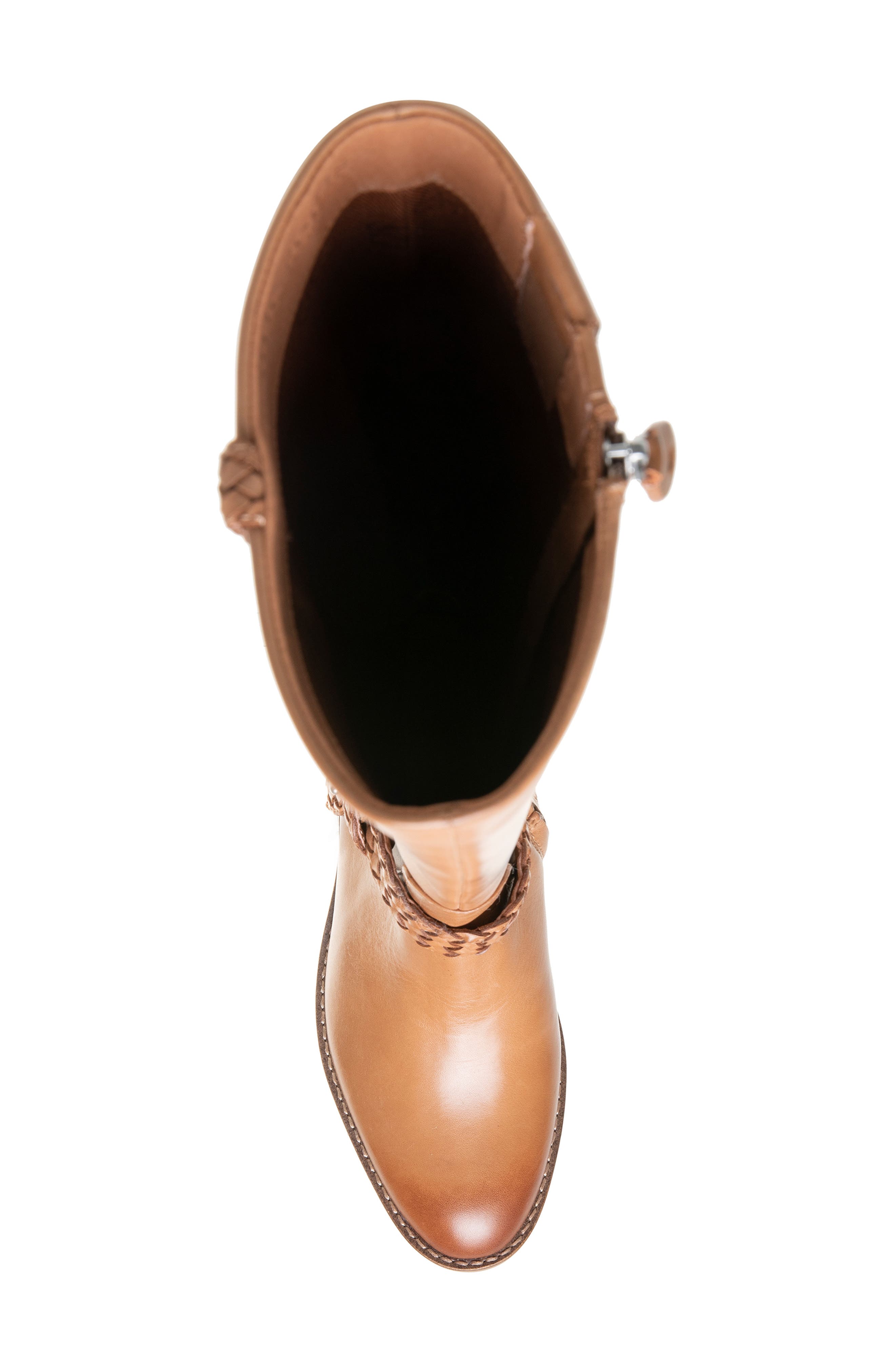 Sarette Leather Knee High Boot, Alternate, color, LIGHT TAN LEATHER