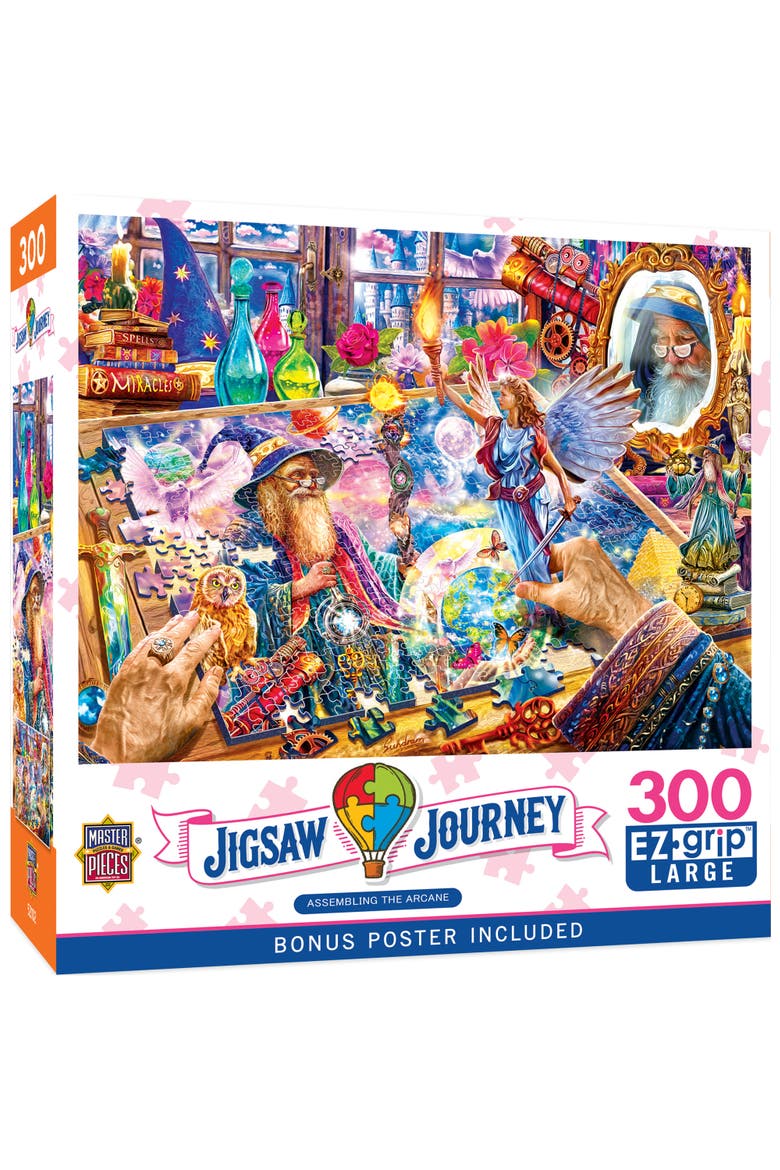 Assembling the Arcane 300 Piece Puzzle, Main, color, Multicolor