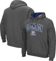 COLOSSEUM Men's Colosseum Charcoal Old Dominion Monarchs Arch and Logo Pullover Hoodie