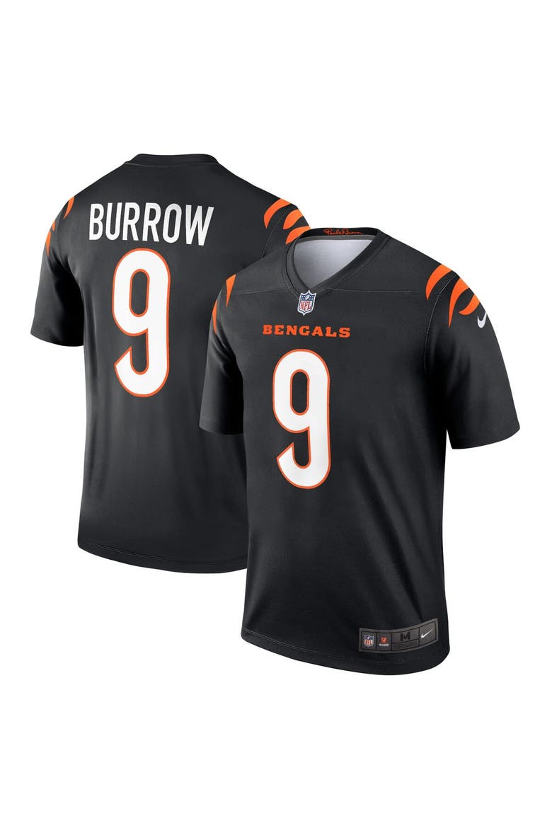 Men's Nike Joe Burrow Black Cincinnati Bengals Legend Jersey, Main, color, Black
