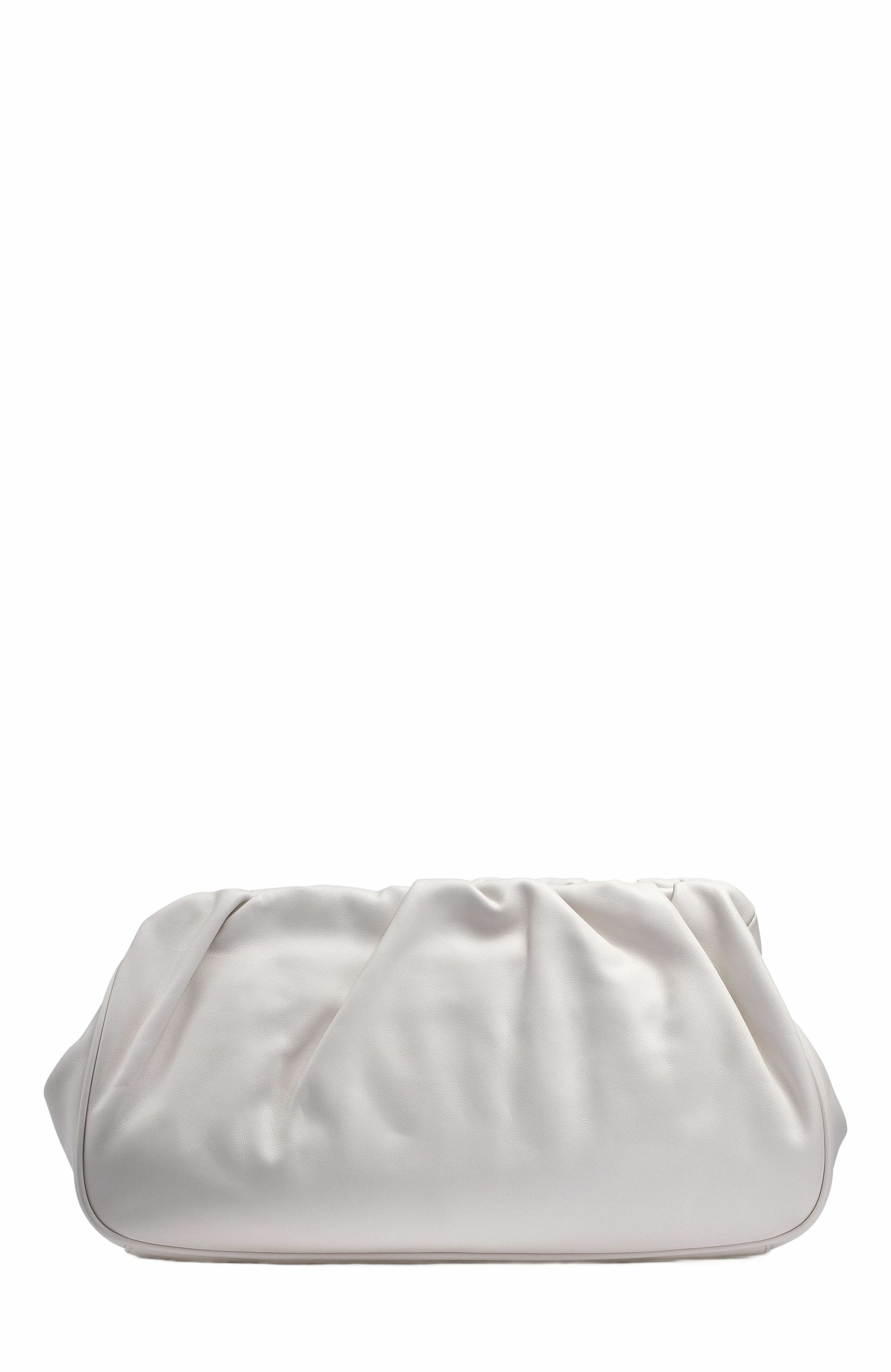 Donna Karan New York Bella Clutch, Alternate, color, Brilliant White