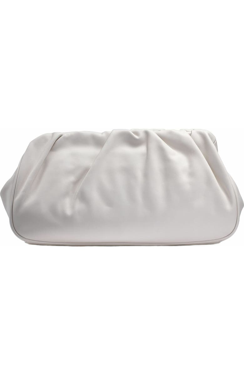 Donna Karan New York Bella Clutch, Alternate, color, Brilliant White