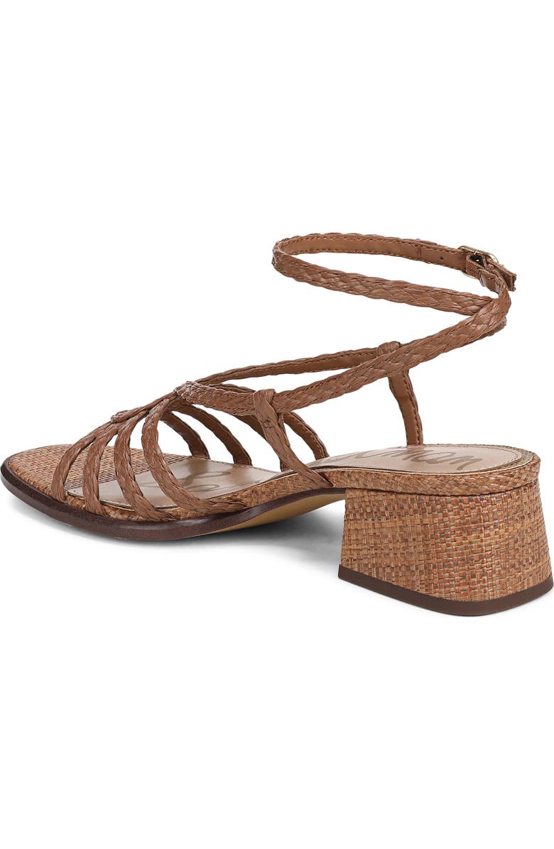 Sam Edelman Fletcher Ankle Strap Sandal, Alternate, color, Rich Cognac