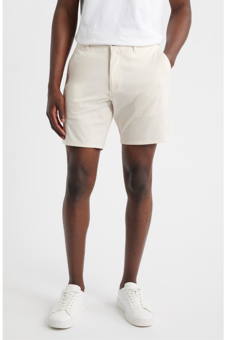 Jupiter Cotton Blend Chino Shorts, Main, color, SAND