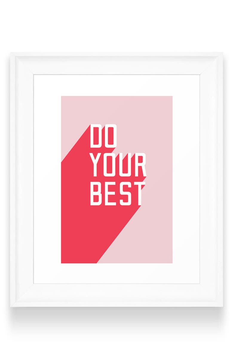 Deny Designs Do Your Best Art Print, Main, color, 