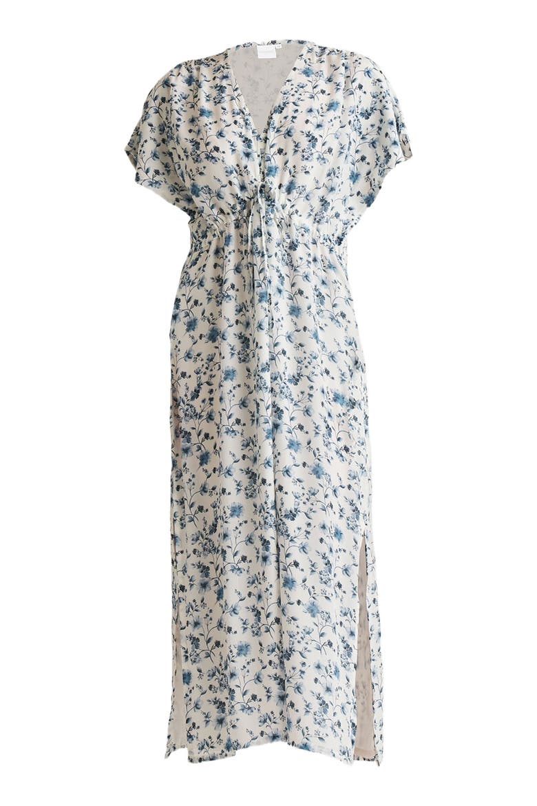 Gathered Maxi Dress, Alternate, color, Wisteria whimsy