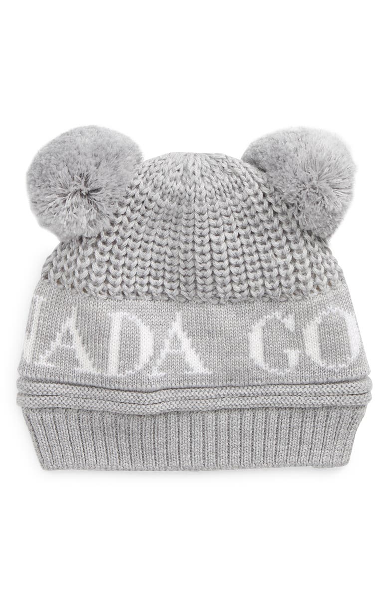 Canada Goose Double Pompom Hat, Main, color, 
